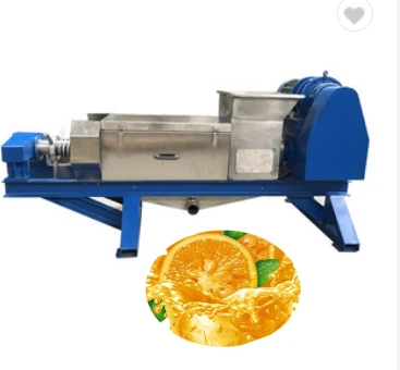 Extractor de jugo de fruta de doble tornillo