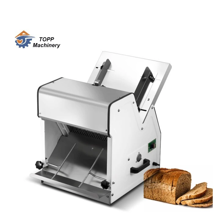 Máquina cortadora de pan tostado