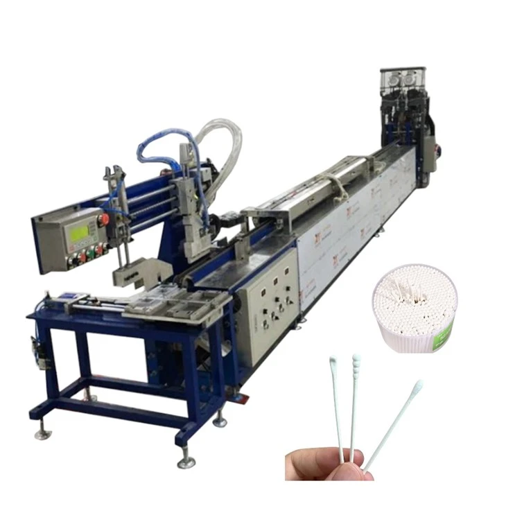 Máquina para fabricar hisopos de algodón