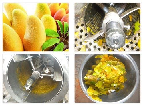 Pumpkin Peeling Cutting Pulping Machine