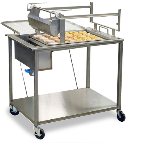 Máquina semi-automática para glasear rosquillas