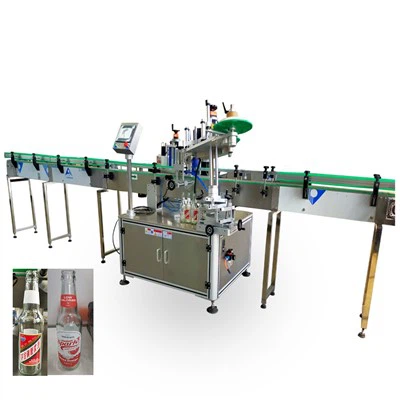 Máquina etiquetadora de botellas sin función de codificación