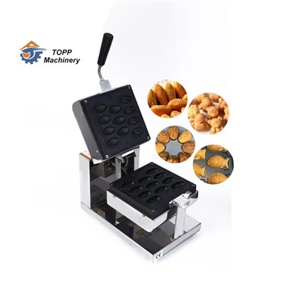 Máquina semiautomática pequeña para hacer pasteles Delimanjoo Manju con natillas